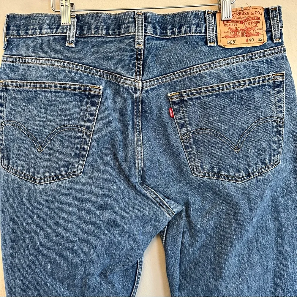 2004‎ Vintage 505 Levi’s Mens Regular Fit 40X32 Blue Jeans